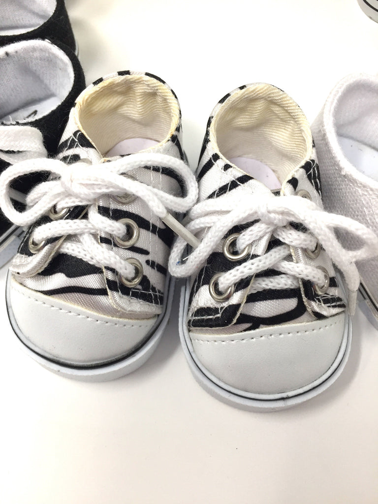 boy doll footwear - colorful sneakers