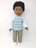 18 inch boy doll clothes African American
