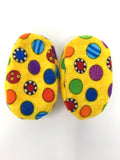 boy doll footwear - slippers - 3 color choices