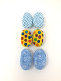 boy doll footwear - slippers - 3 color choices