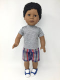 18 inch boy doll clothes African American