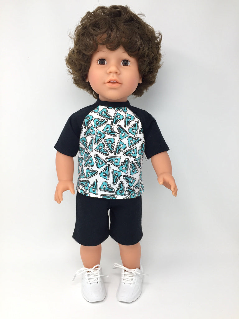 18 inch boy doll clothes sports
