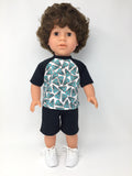 18 inch boy doll clothes sports