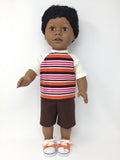 18 inch boy doll clothes African American