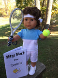18 inch boy doll tennis