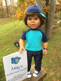 18 inch boy doll autism awareness 
