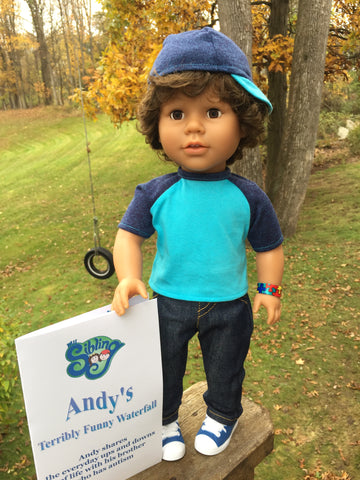 18 inch boy doll - My Sibling - Andy