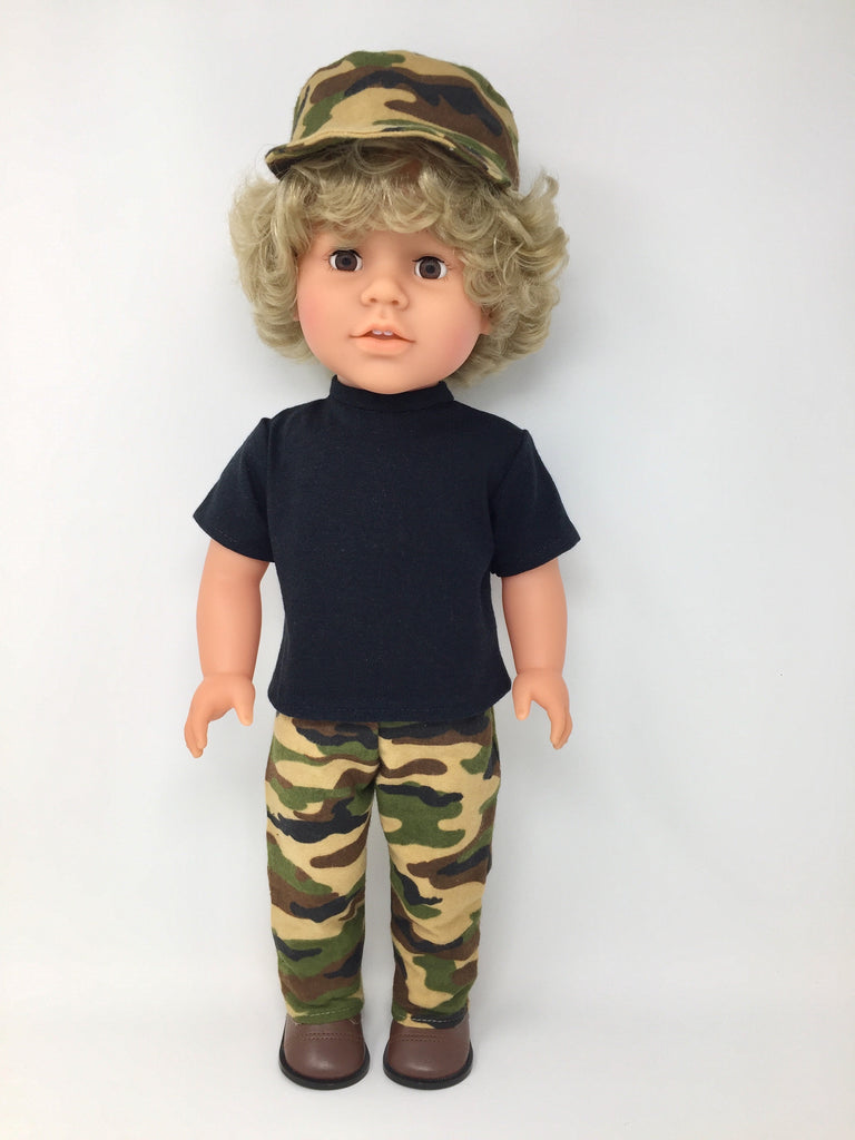 18 inch boy doll clothes camouflage