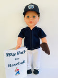 18 inch boy doll - My Pal for Baseball - 2 choices